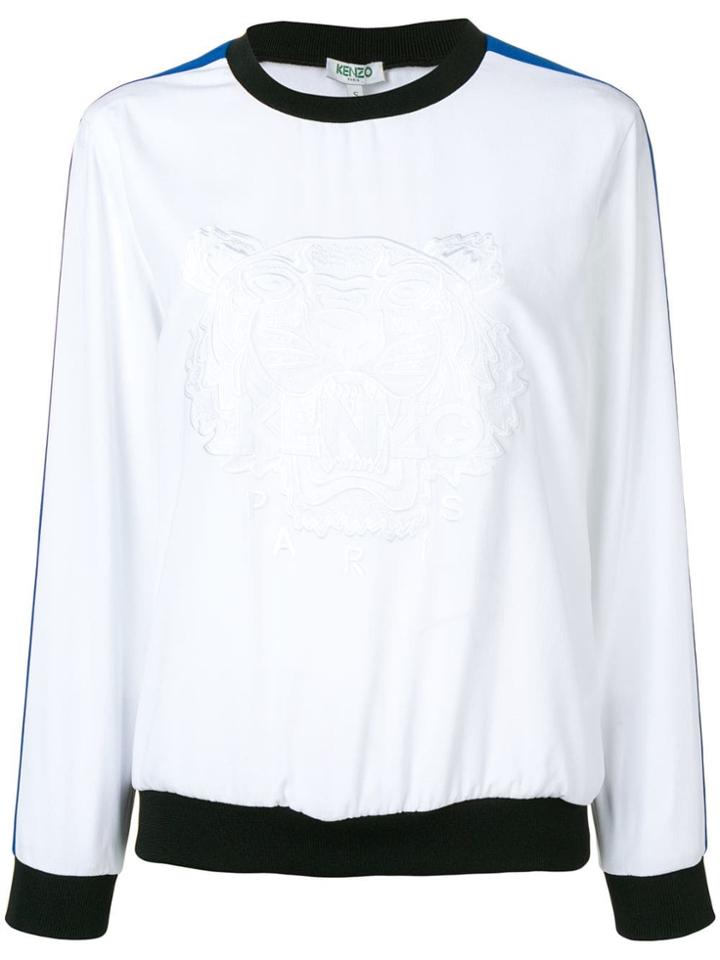 Kenzo Embroidered Tiger Top - White