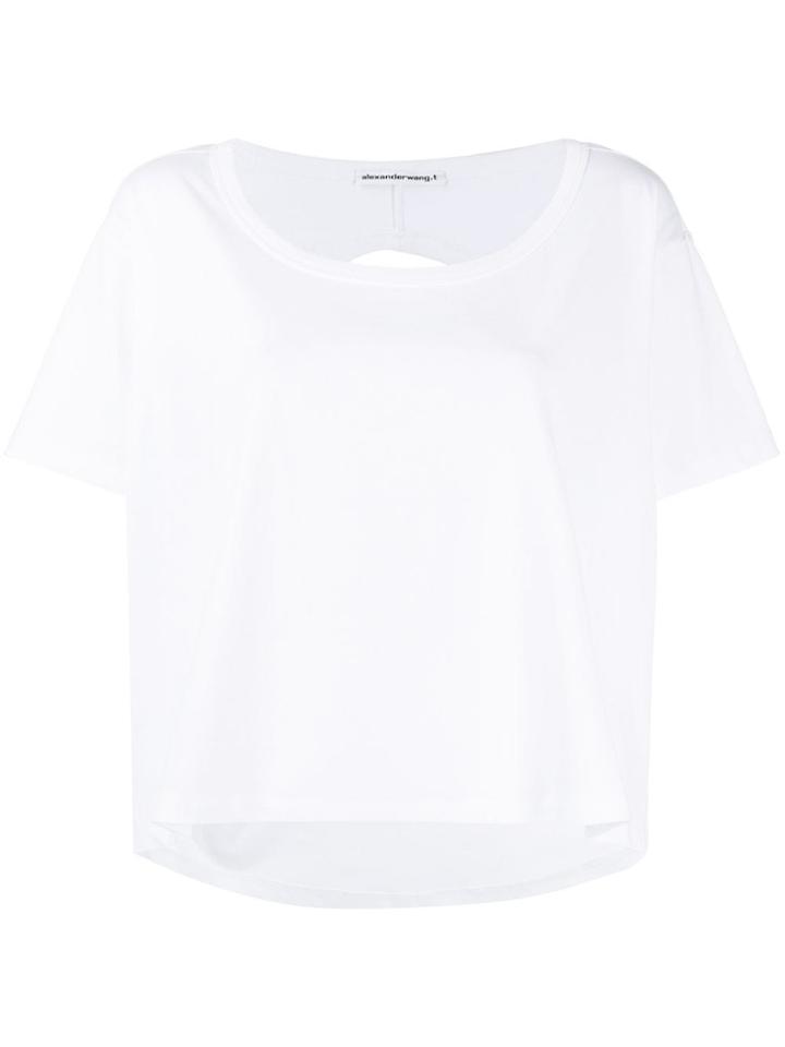 T By Alexander Wang Loose-fit Plain T-shirt - White