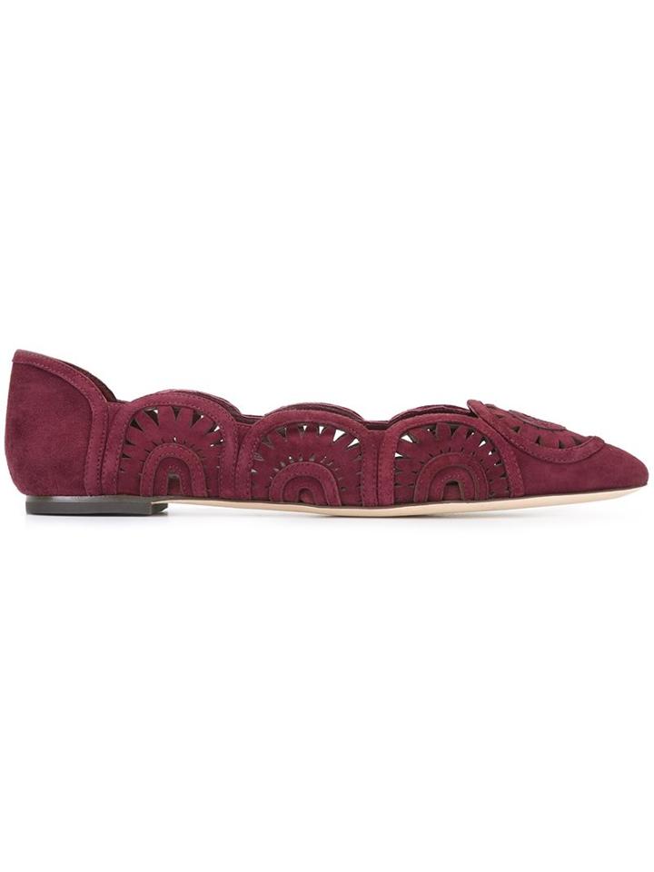 Tory Burch Scalloped Ballerina Shoes