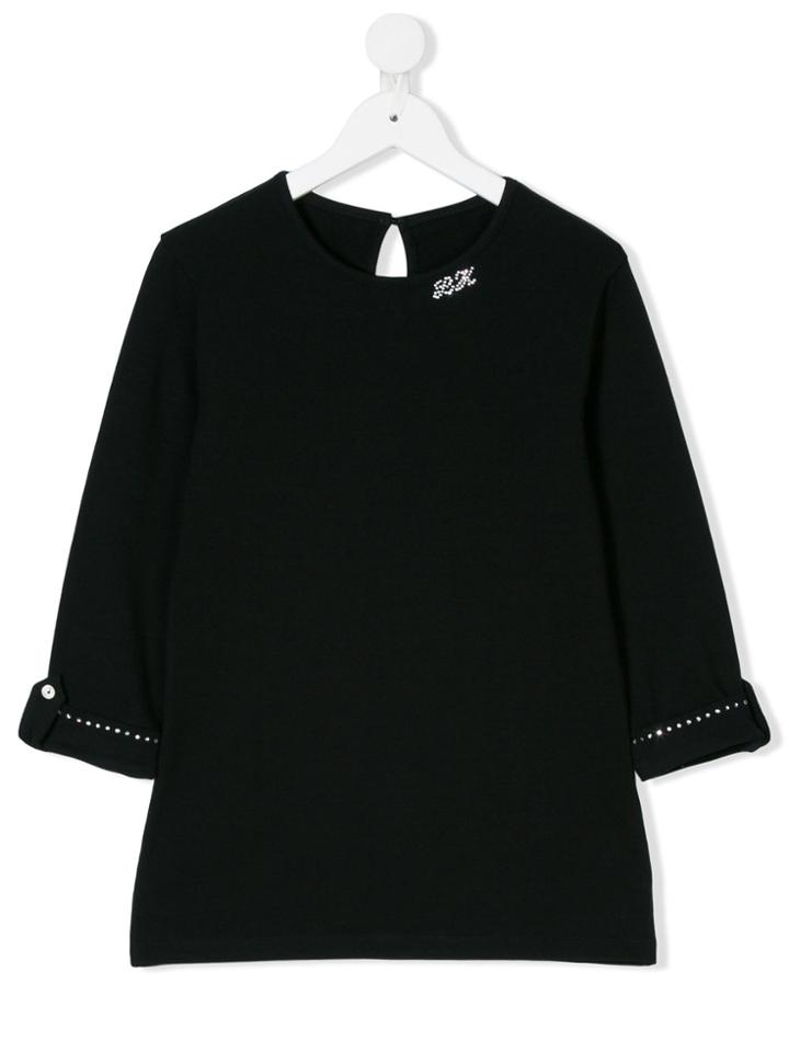 Lapin House Embellished Top - Black