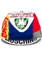 Moschino Logo Print Cap, Men's, Size: L, Red, Cotton