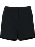 David Koma High Waisted Shorts, Women's, Size: 10, Black, Elastodiene/acetate/viscose