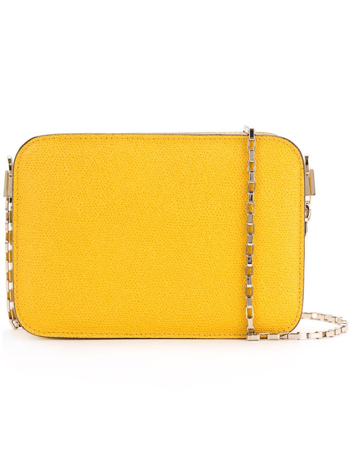 Valextra Dada Clutch - Yellow & Orange