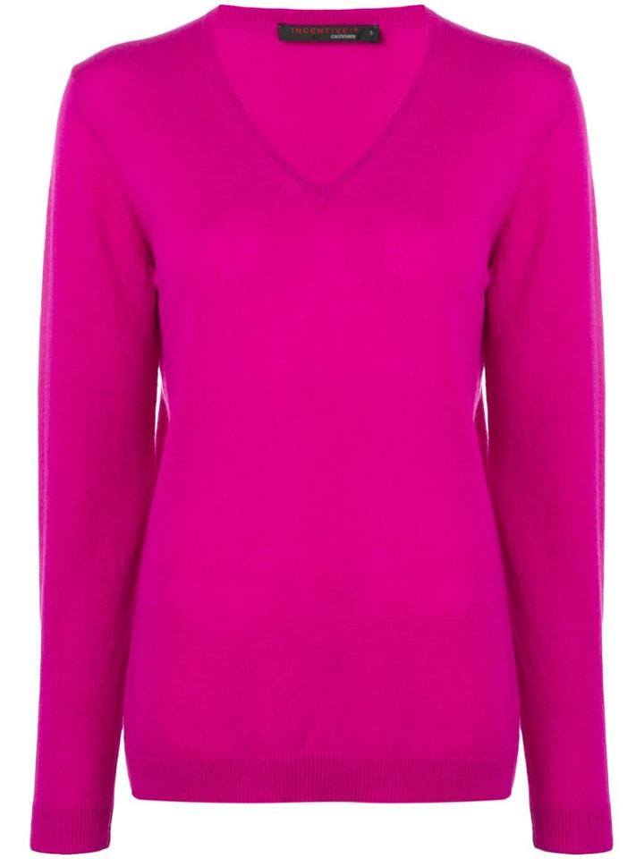 Incentive! Cashmere Fine-knit Cashmere Jumper - Pink