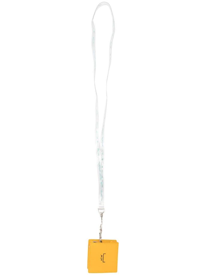 A-cold-wall* Lanyard Coin Pouch - Yellow