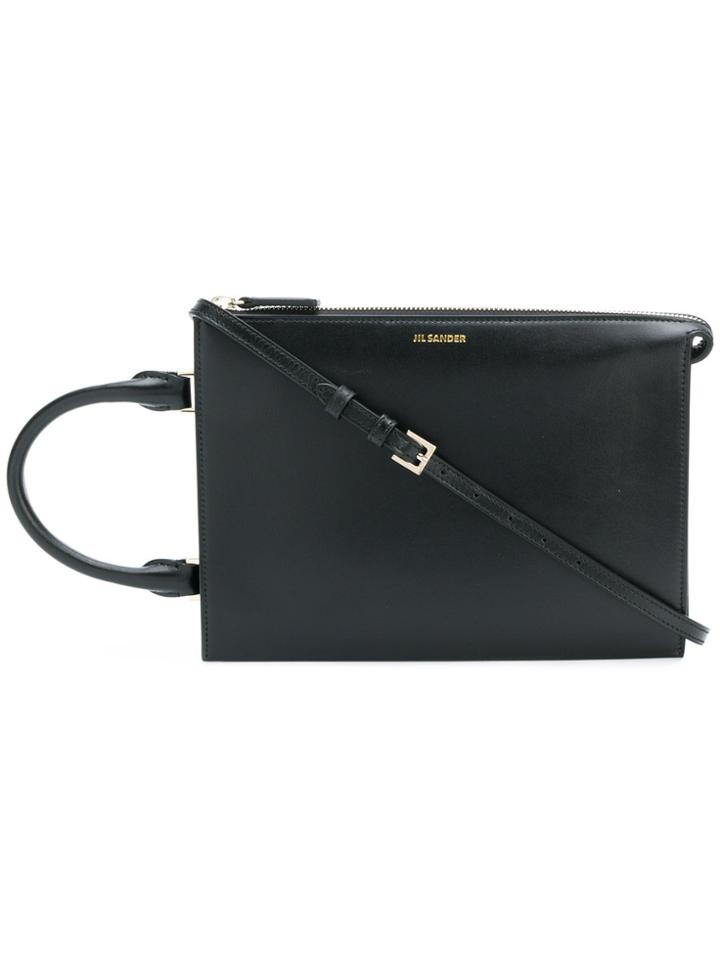 Jil Sander Tote-handle Zipped Bag - Black
