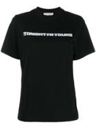Coperni Tonight I'm Yours Graphic Print T-shirt - Black
