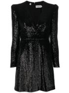A.l.c. Metallic Sequin Dress - Black