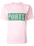 Ports 1961 Contrast Logo T-shirt - Pink