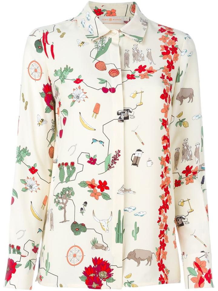 Tory Burch Desert Print Shirt