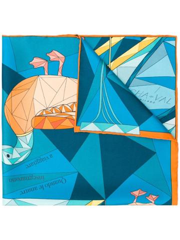 Cha Val Milano Duck Scarf - Orange