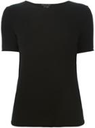 Theory Short Sleeve Knit Top - Black