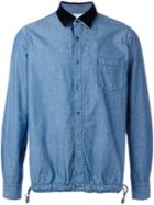 Sacai Denim Drawstring Shirt, Men's, Size: 3, Blue, Cotton