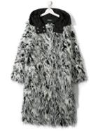 Diesel Kids Teen Jmila Textured Coat - Black