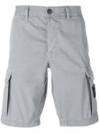 Stone Island Cargo Shorts, Men's, Size: 31, Grey, Cotton