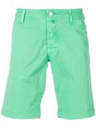 Jacob Cohen Fitted Chino Shorts - Green