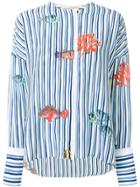 Antonia Zander Striped Sea Shirt - White