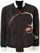 Undercover Photographic Print Bomber Jacket - Black