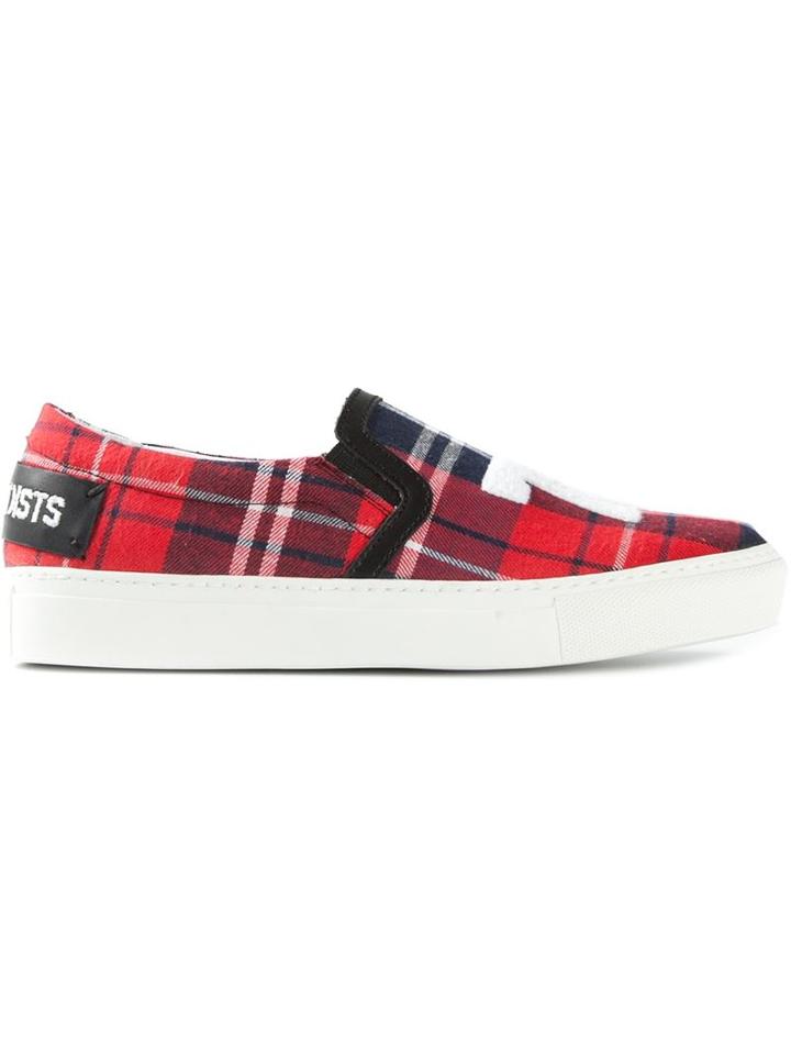 Les (art)ists X Swear Tartan 75 Slip-on Sneakers