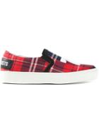 Les (art)ists X Swear Tartan 75 Slip-on Sneakers