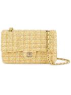 Chanel Pre-owned Chain Tweed Shoulder Bag - Yellow