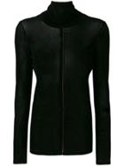 Demoo Parkchoonmoo Turtleneck Velvet Sweater - Black