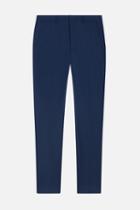Ami Alexandre Mattiussi Carrot-fit Trousers, Men's, Size: 42, Blue, Virgin Wool