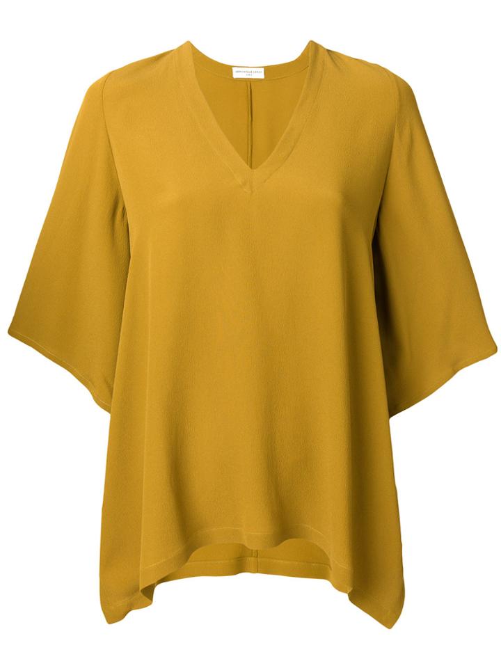 Veronique Leroy Relaxed Asymmetric Top - Yellow & Orange