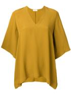 Veronique Leroy Relaxed Asymmetric Top - Yellow & Orange