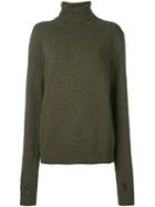 Christopher Kane Roll Neck Jumper, Women's, Size: Xs, Green, Virgin Wool