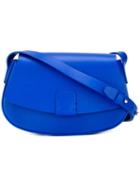Nico Giani Buckle Cross Body Bag, Women's, Blue, Calf Leather