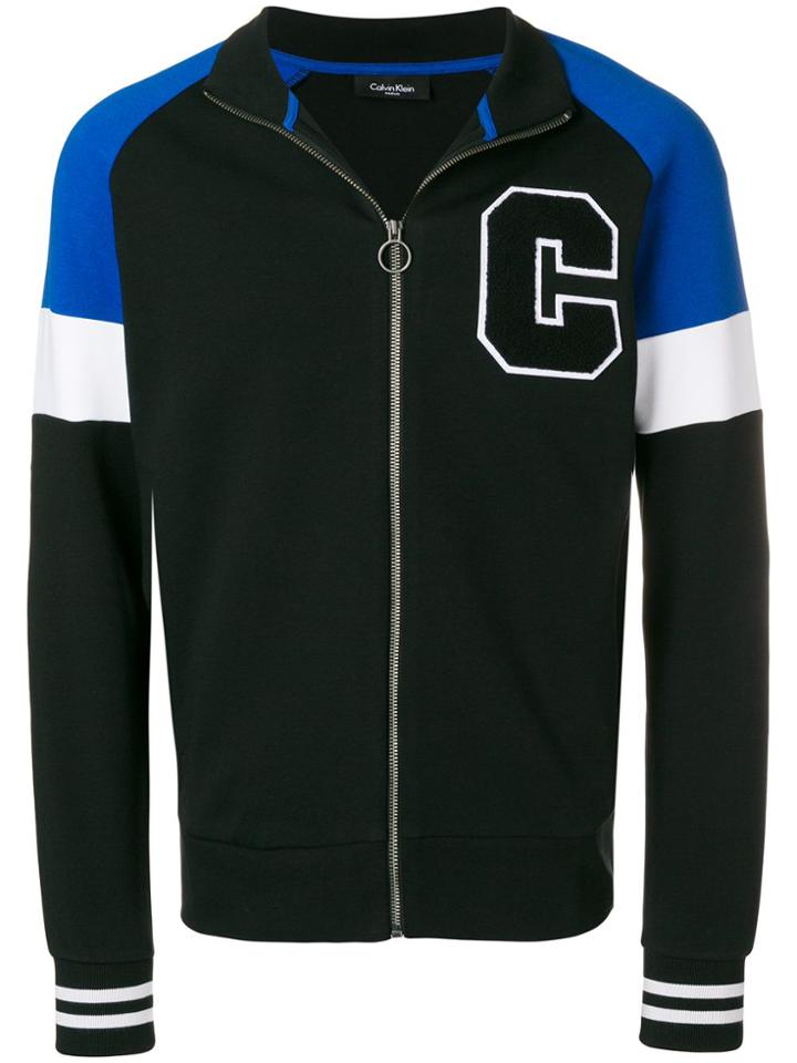 Calvin Klein Front Zip Sweatshirt - Black
