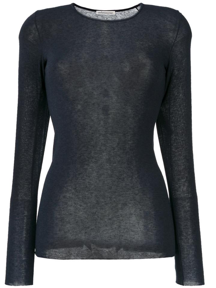 Stefano Mortari Long-sleeved Top - Blue