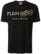 Plein Sport Slogan Chest Print T-shirt - Black