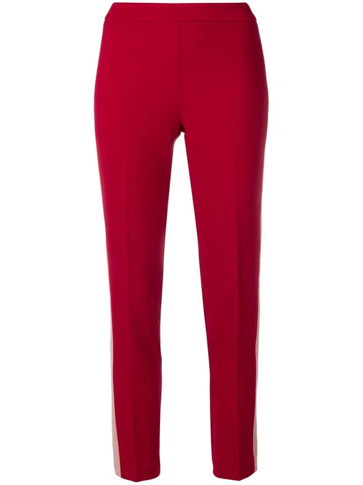P.a.r.o.s.h. Slim-fit Stripe Trousers - Red