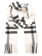 Burberry Checked Scarf - Nude & Neutrals