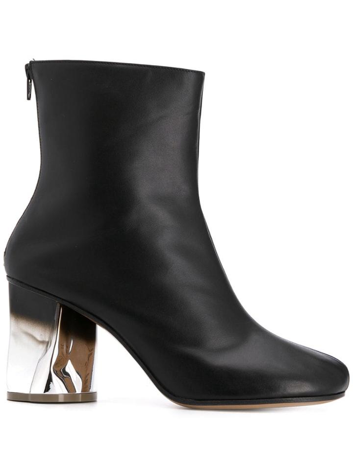 Maison Margiela Crushed Heel Ankle Boots - Black