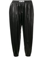 Barbara Bologna 'plastic' Cropped Trousers - Black