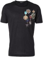 Dolce & Gabbana - Medals Print T-shirt - Men - Cotton - 46, Black, Cotton