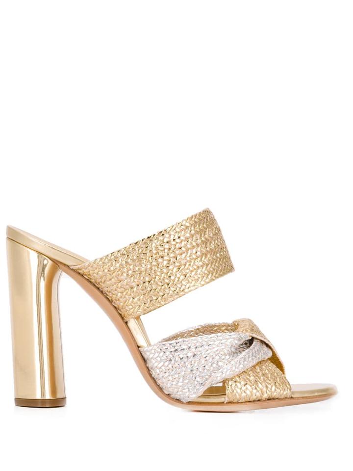 Casadei Barbarella Mules - Gold