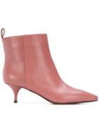 L'autre Chose Classic Pointed Boots - Pink & Purple