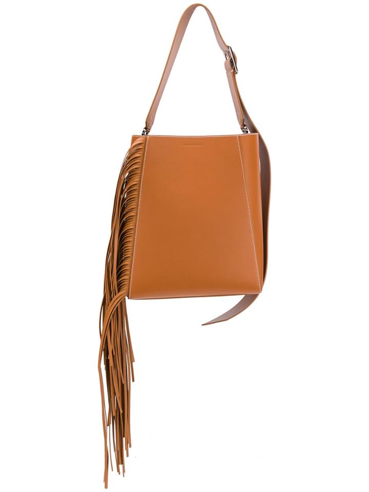 Calvin Klein 205w39nyc Fringed Shoulder Bag - Brown
