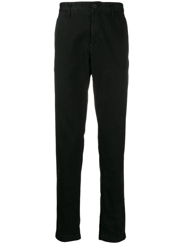 Stone Island Classic Slim-fit Chinos - Black