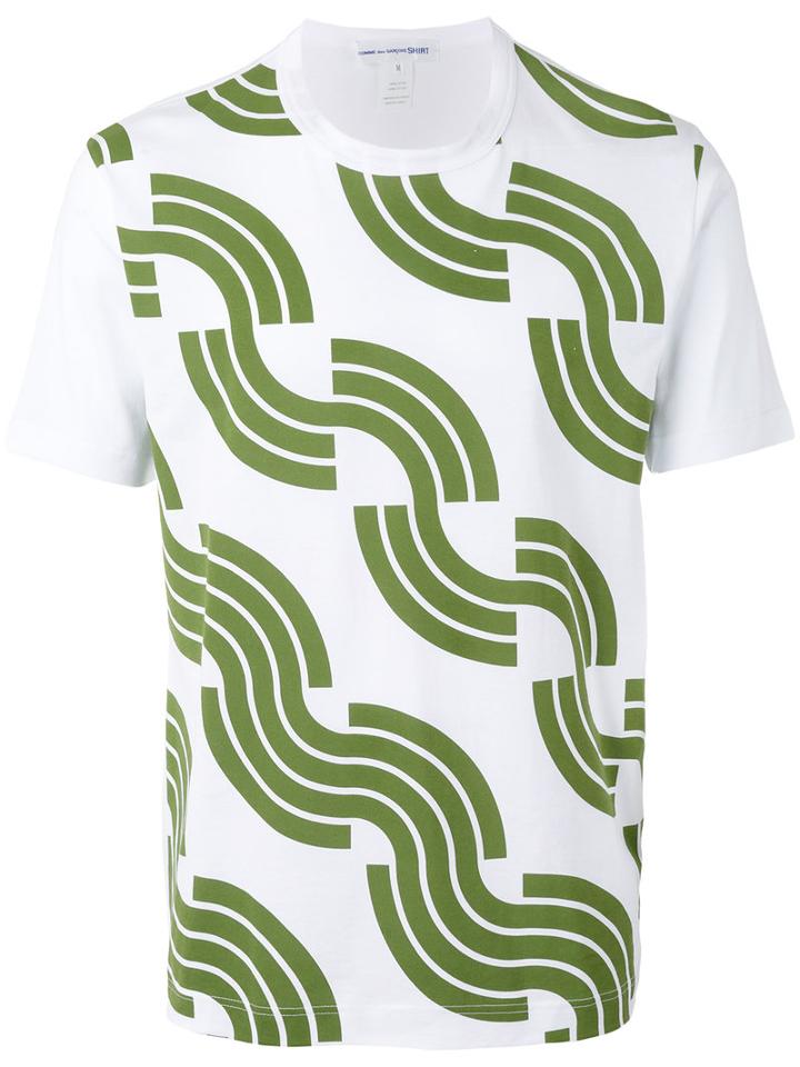 Comme Des Garçons Shirt - Graphic Print T-shirt - Men - Cotton - S, White, Cotton