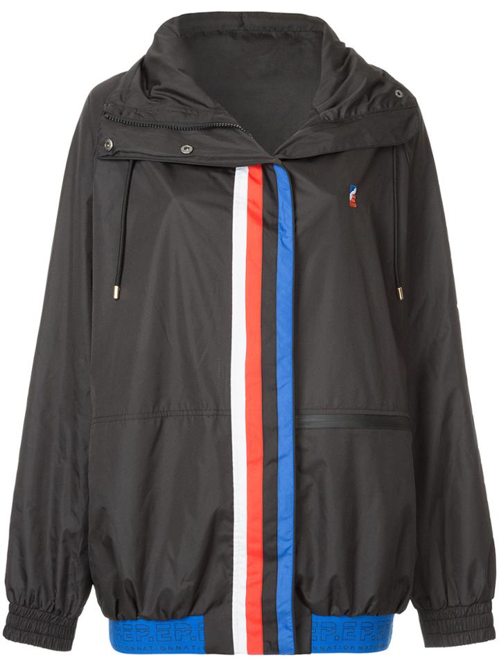 P.e Nation Back Up Rain Jacket - Black