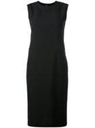 Comme Des Garçons Comme Des Garçons - Fitted Sleeveless Dress - Women - Wool - S, Black, Wool