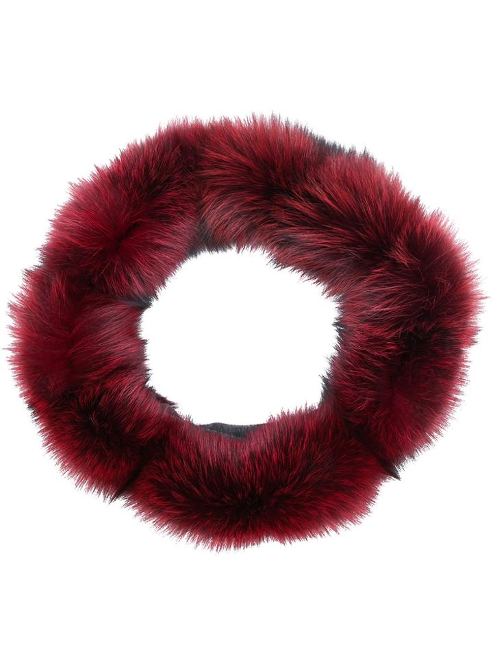 Eleventy Soft Fur Snood - Red
