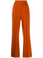 Harris Wharf London Flared Style Trousers - Orange