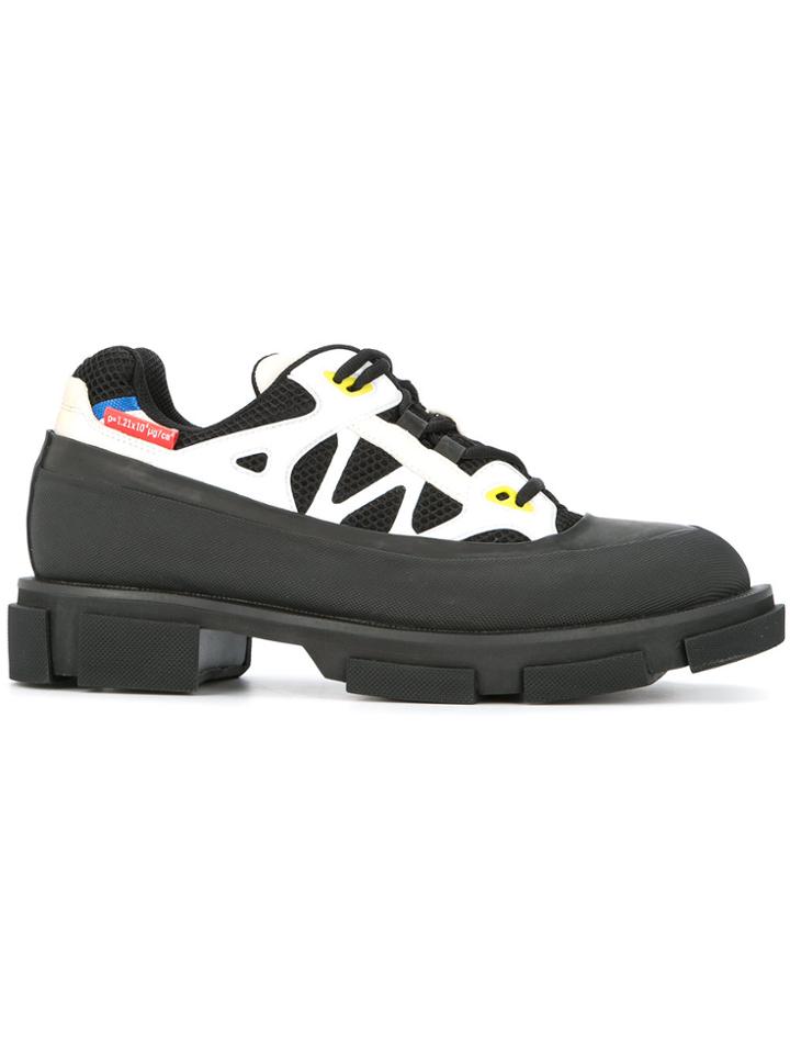 Both Ridged Sole Sneakers - Black