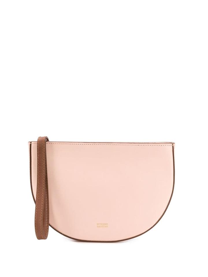 Closed Semi-circle Clutch - Pink